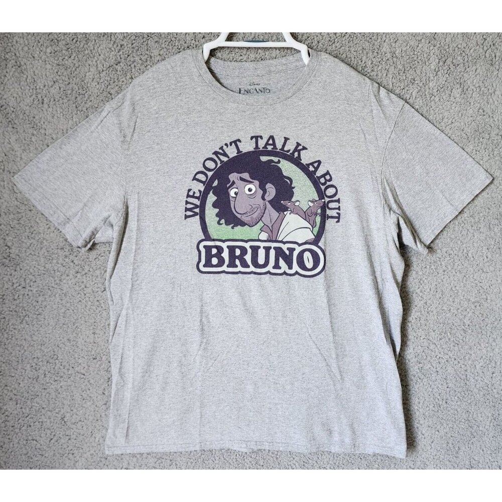 Disney Encanto We Don't Talk About Bruno Gray Graphic T Shirt Size XL